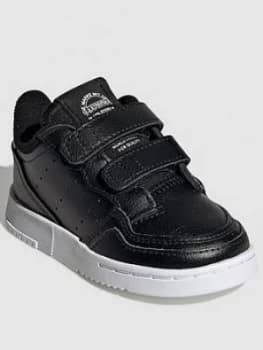 Image of Adidas Originals Supercourt Infant Trainer - Black