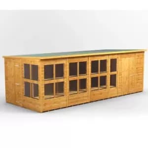 Image of 20x8 Power Pent Potting Shed Combi Building including 6ft Side Store