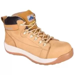 Image of Portwest Mens Steelite SB HRO Leather Safety Boots (5 UK) (Honey) - Honey