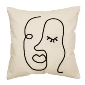 Image of Sass & Belle Abstract Face Cushion