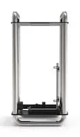 Image of Streacom DA6 SFF Vertical Open Frame Steel PC Case - Chrome