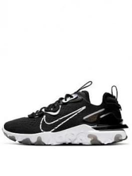 Image of Nike React Vision Essential - Black/White, Size 6, Women