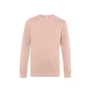 Image of B&C Mens King Crew Neck Sweater (M) (Soft Rose)