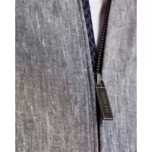Image of Ted Baker Linen Bomber Jacket - Grey