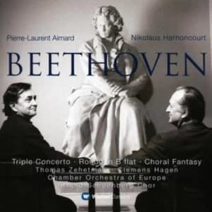Image of Fantasia for Piano Concerto for Violin Harnoncourt by Ludwig van Beethoven CD Album