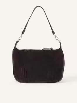 Image of Accessorize Cord Shoulder Bag, Black, Women