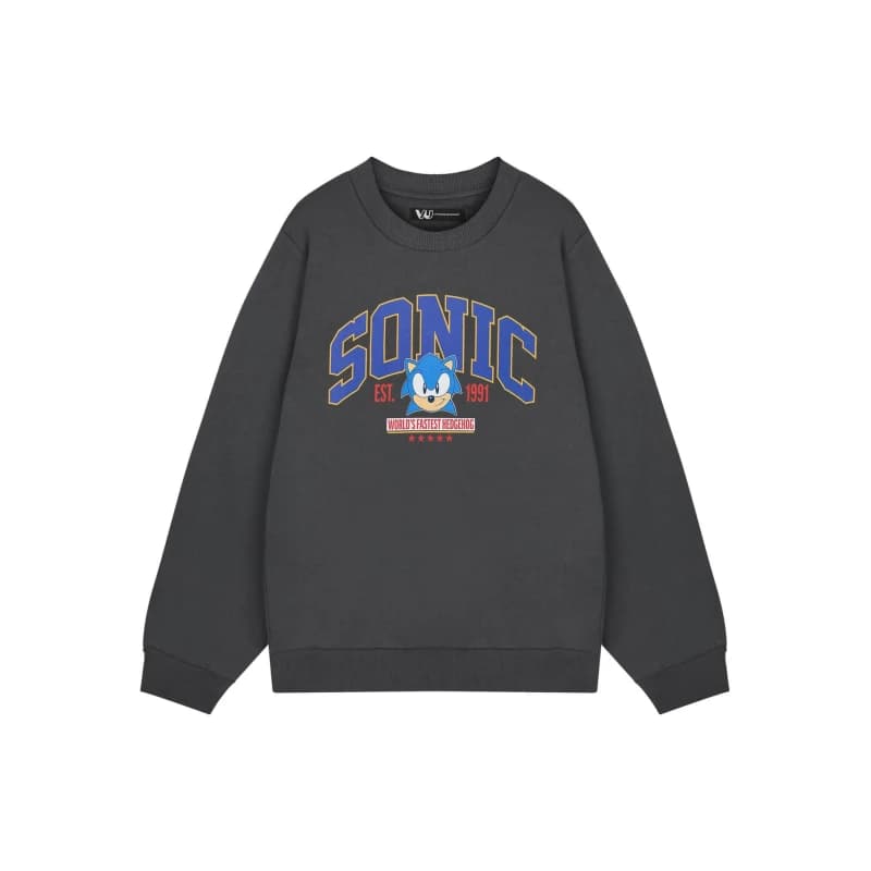 Image of Sonic the Hedgehog Sweatshirt Grey male