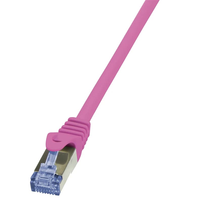 Image of LogiLink 10m Cat.6A S/FTP networking cable Pink Cat6a S/FTP (S-STP)