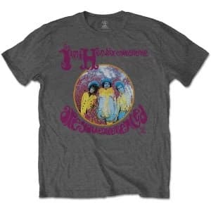 Image of Jimi Hendrix - Are You Experienced Unisex Large T-Shirt - Grey