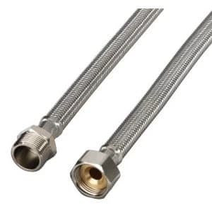 Image of Xavax 1m Armed Inlet Hose Extension - Angled