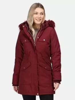 Image of Regatta Samiyah Waterproof Insulated Jacket - Claret, Size 12, Women