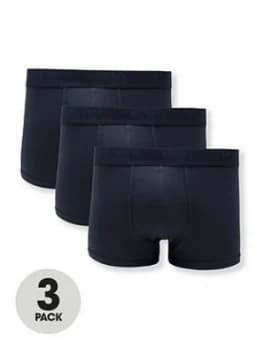 Image of Ted Baker 3 Pack Trunks - Navy, Size S, Men