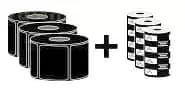 Image of Zebra ZipShipKit1 White Self-adhesive printer label