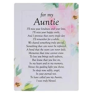 Image of Graveside Memorial Cards - For My Auntie