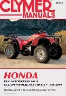 Image of Honda TRX300/Fourtrax 300 & TRX300FW/Fourtrax 300 4x4 (1988-2000) Clymer Repair Manual