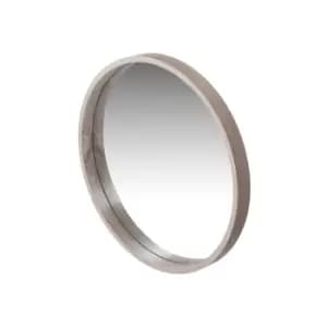 Image of Pacific Natural Wood Round Wall Mirror