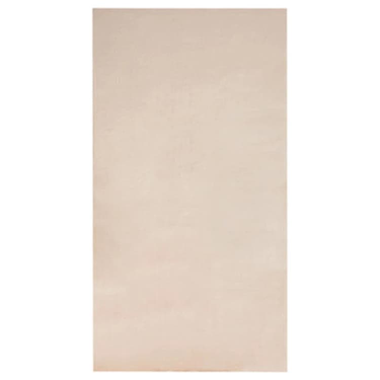 Image of Beliani Faux Fur Rug Mirpur Beige 80 X 150 Cm