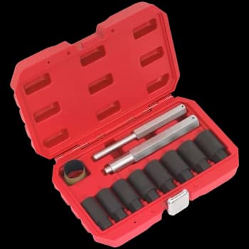 Image of Sealey SX272 10 Piece Locking Wheel Nut Removal Set
