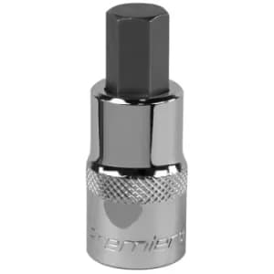 Image of Sealey SBH022 Hex Socket Bit 10mm 1/2"Sq Drive