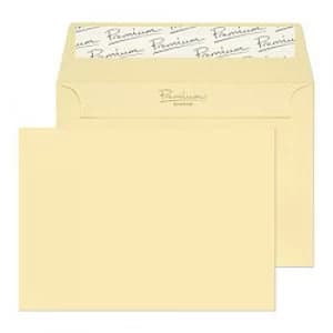 Image of PREMIUM Woven Envelopes C6 Peel & Seal 114 x 162mm Plain 120 gsm Vellum Wove Pack of 500