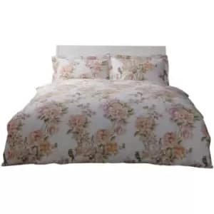 Image of Belledorm Aubrey Duvet Cover Set (Double) (Multicoloured) - Multicoloured