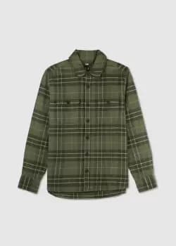 Image of Paige Mens Wilbur Overshirt In Dusty Pine