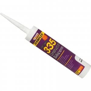 Image of Everbuild Construction Silicone Sealant White 310ml