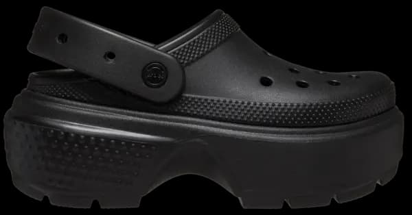 Image of Crocs Unisex Stomp Clogs Black W9/M8