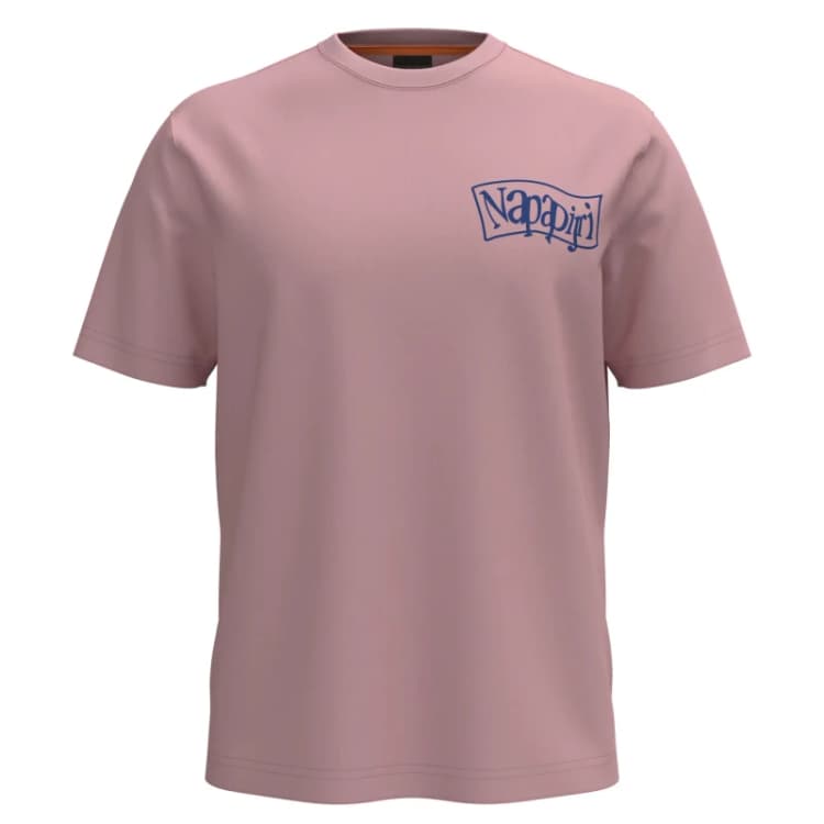 Image of T-Shirt Napapijri S-Elior Rose Male M