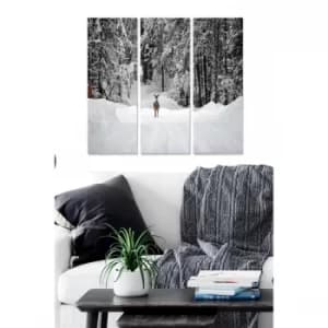 Image of MDF1605673 Multicolor Decorative MDF Painting (3 Pieces)