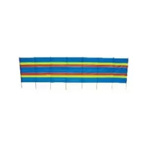 Image of Redwood 8 Pole 7 Section Tall Wind Break - 1.5m x 4.6m - 1.2m Poles