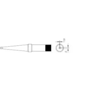 Image of Weller 4PTM7-1 Soldering tip Long Tip size 3.2mm Content