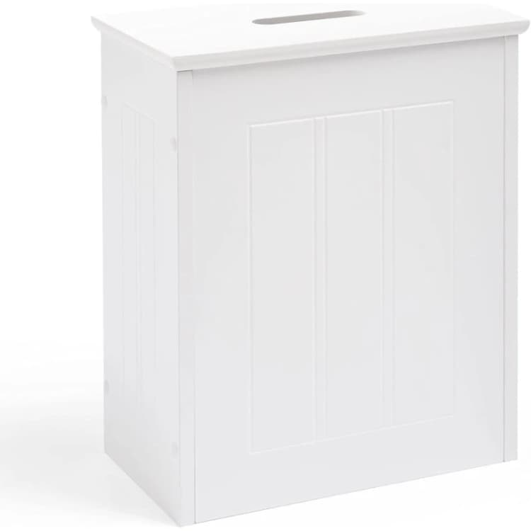 Image of VonHaus Shaker Style Bathroom Storage Box White