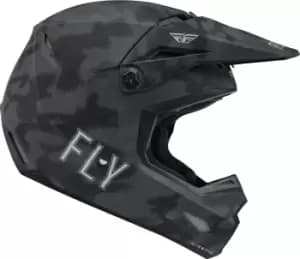 Image of Fly Racing Kinetic S.E. Tactic Motocross Helmet, black, Size XL, black, Size XL