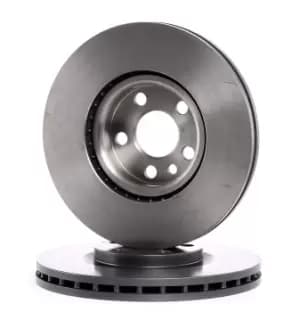 Image of PAIR PAINTED BREMBO BRAKE DISCS 09.8003.11