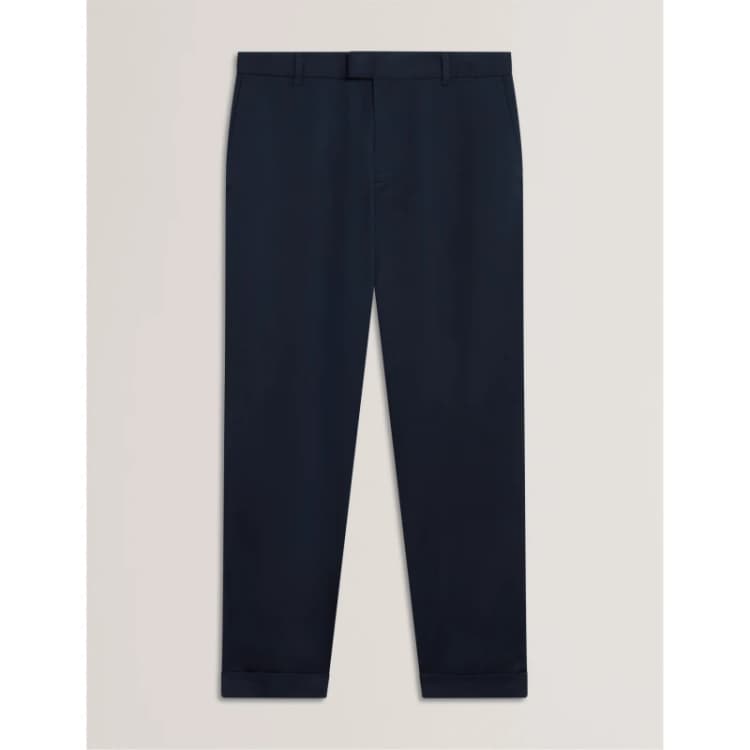 Image of Ted Baker Mens Tapered Trousers Navy male S (2)