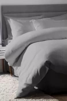 Image of Waffle Weave Duvet Cover Set