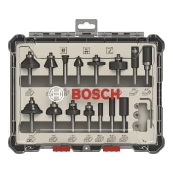 Image of Router Bits - 15 piece - Mixed 1/4 Shank