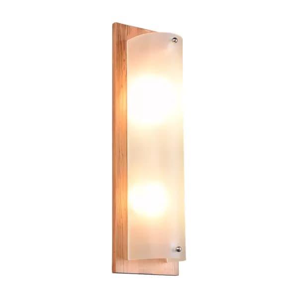 Image of Pali Vintage 2 Light Flush Wall Lamp natural finish