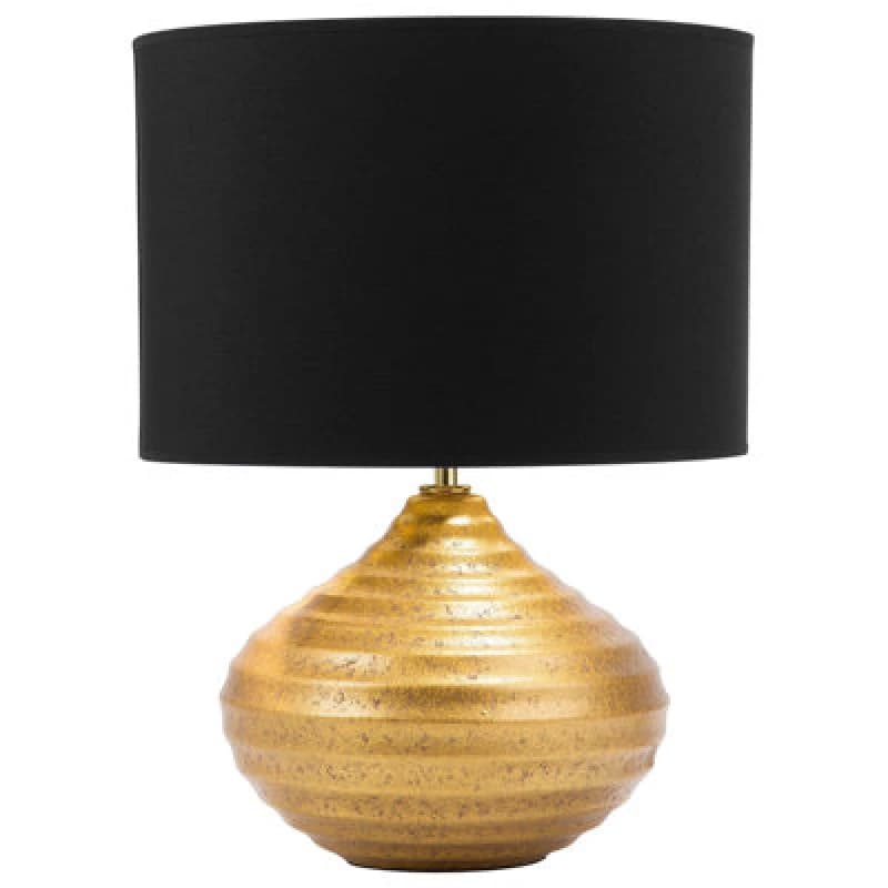Image of Beliani Glam Table Lamp Kuban Ceramic Gold