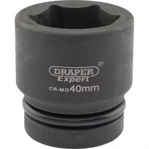 Image of Draper Expert 1" Drive Hexagon Impact Socket Metric 1" 40mm