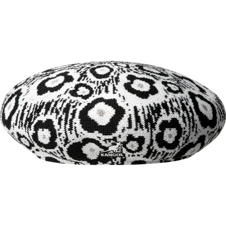 Image of Kangol Beret Kangol Retro Flower Beret Noir Unisex S (54/55 cm)