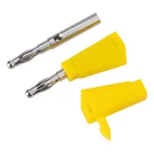 Image of TruConnect 170560 Stackable 4mm Plug Yellow