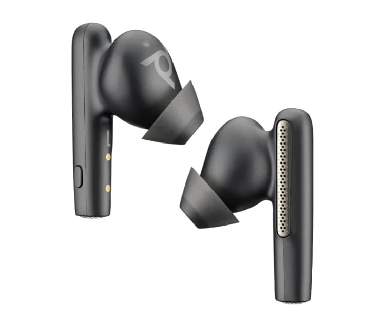 Image of HP Poly Voyager Free 60 UC M Carbon Black Earbuds +BT700 USB-C Adapter