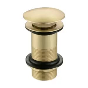 Image of Arissa Brushed Brass Unslotted Basin Waste