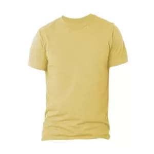 Image of Canvas Triblend Crew Neck T-Shirt / Mens Short Sleeve T-Shirt (2XL) (Peach Triblend)
