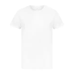 Image of Casual Classic Mens Ringspun Tee (S) (White)