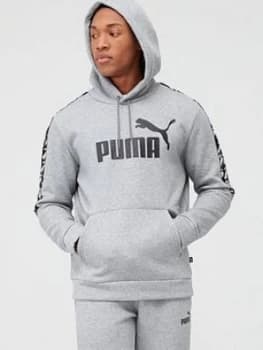 Image of Puma Amplified Hoodie - Medium Grey Heather