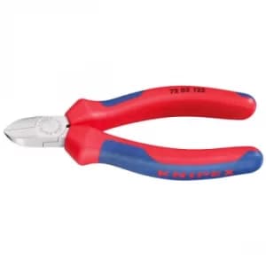 Image of Knipex 72 02 125 Diagonal Cutters For Plastics 125mm