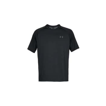 Image of Under Armour Mens Tech Tee Black/Graphite - 4XL